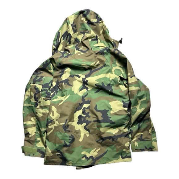 US Military Cold Weather Parka Woodland Camo Men Large Long 8415-01-228-1320 - Picture 2 of 8